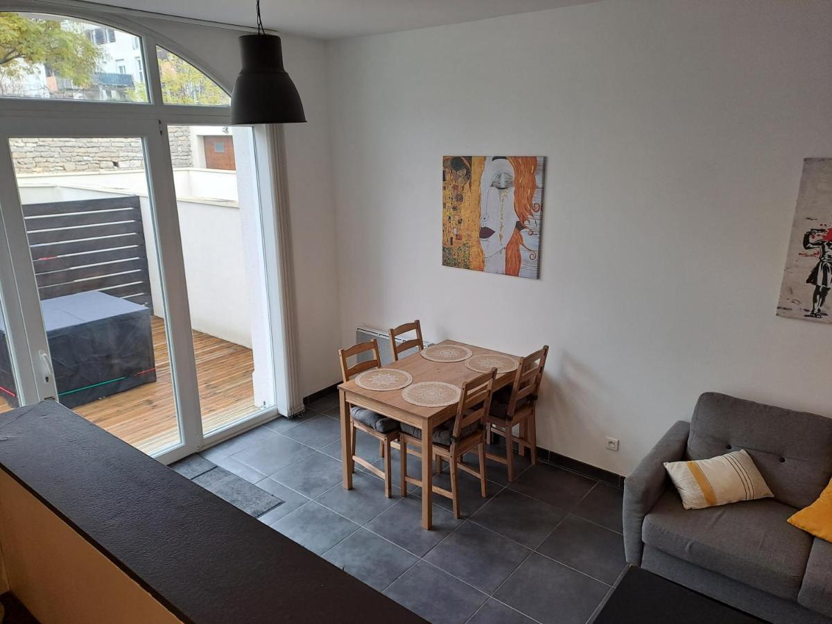 Bel Appartement Grande Terrasse Avec Parking A Dijon Buitenkant foto